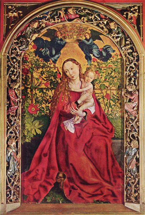 Martin Schongauer Madonna of the Rose Bower (mk08) oil painting image